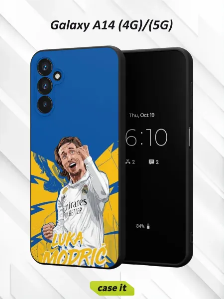 Case it Чехол на Samsung A14 4G 5G с принтом Лука Модрич