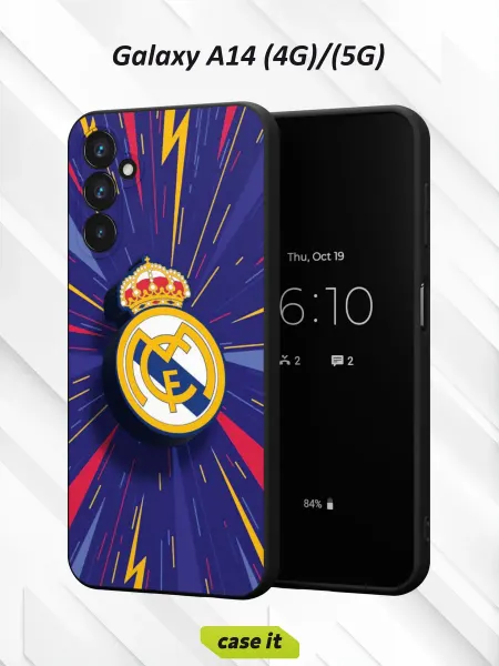 Case it Чехол на Samsung A14 4G 5G с принтом Мадридский Реал