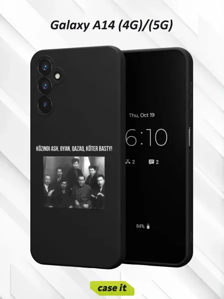Case it Чехол на Samsung A14 4G 5Gс принтом Алаш
