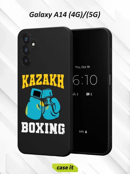 Case it Чехол на Samsung A14 4G 5Gс принтом Казахстан бокс