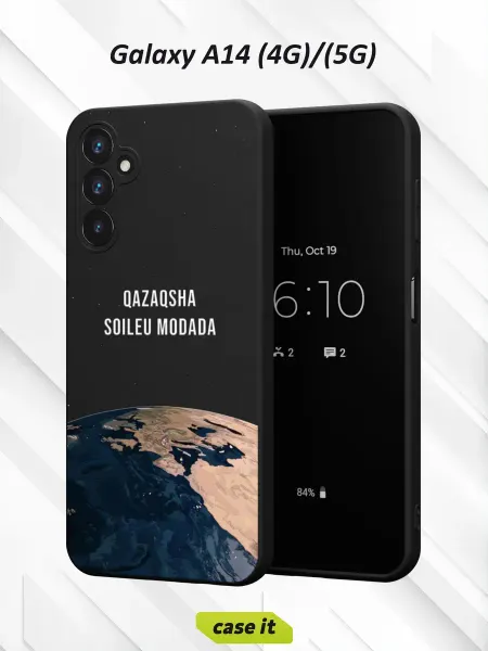 Case it Чехол на Samsung A14 4G 5Gс принтом Планета Земля