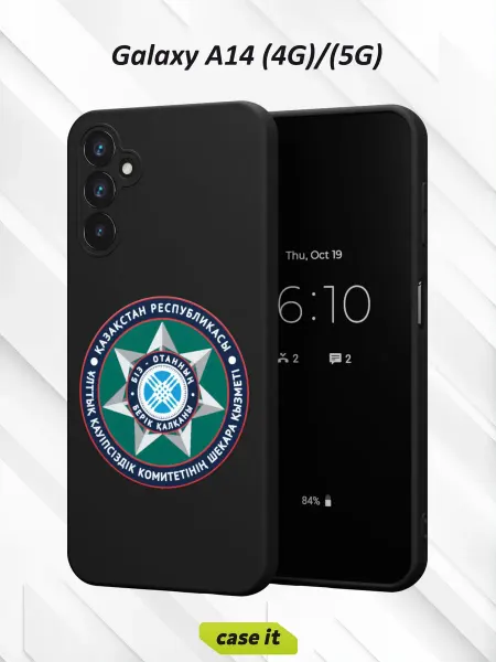 Case it Чехол на Samsung A14 4G 5Gс принтом Символ Казахстана