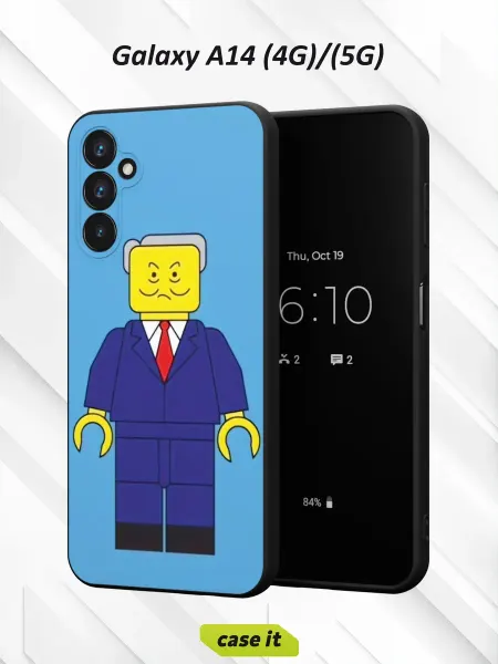 Case it Чехол на Samsung A14 4G 5Gс принтом Лего