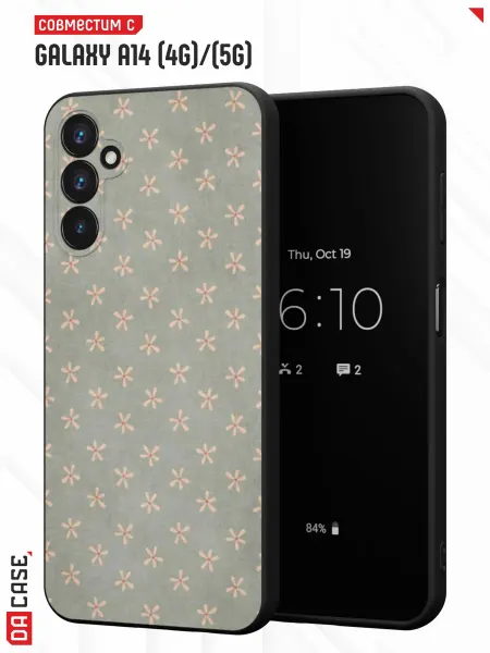 DACase Чехол на Samsung A14 4G 5G с принтом Звёздочки