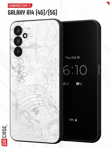 DACase Чехол на Samsung A14 4G 5G с принтом Орнамент
