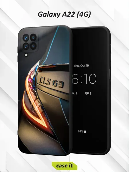 Case it Чехол на Samsung A22 4G с принтом Мерседес Бенз CLS 63