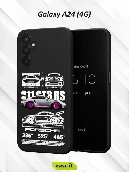 Case it Чехол на Samsung A24 4Gс принтом Porsche 911