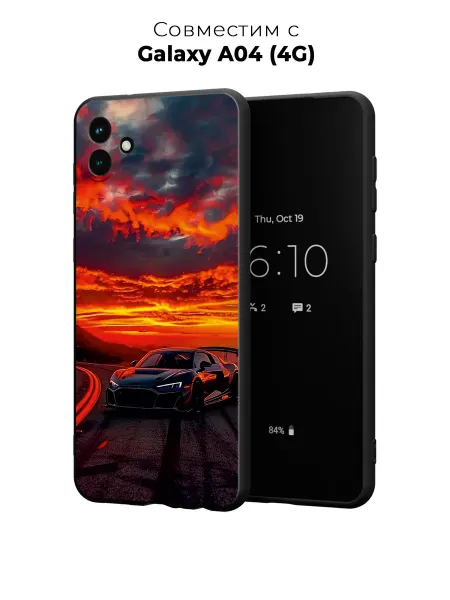 Case it Чехол на Samsung A04 4G с принтом Audi