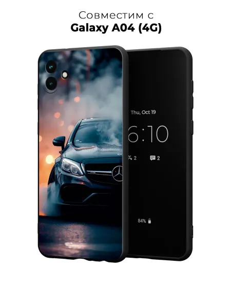 Case it Чехол на Samsung A04 4G с принтом Mercedes