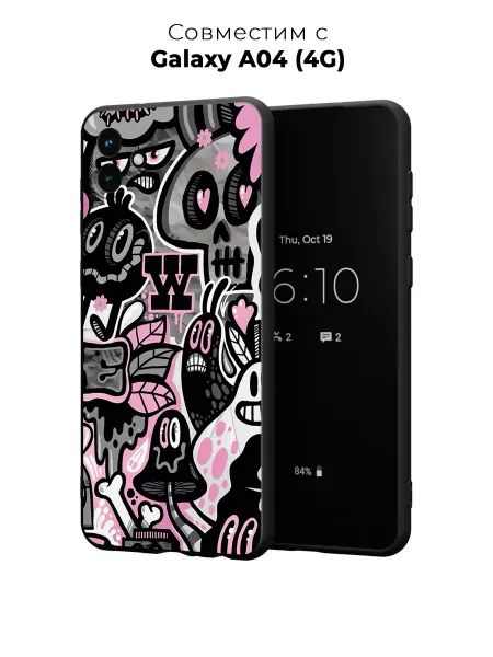 Case it Чехол на Samsung A04 4G с принтом Граффити
