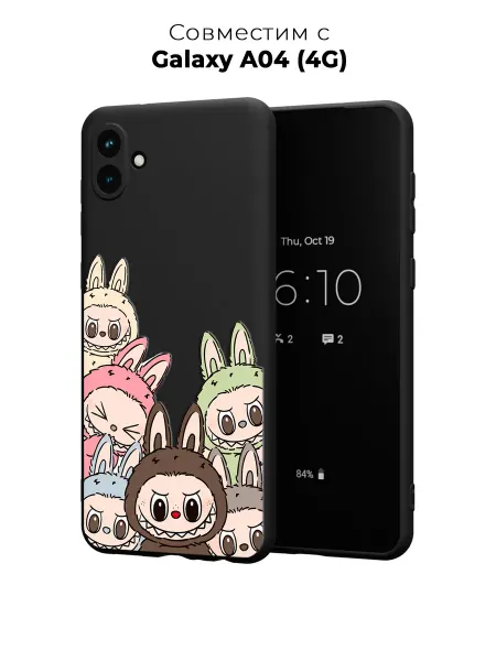 Case it Чехол на Samsung A04 4G с принтом Лабубу
