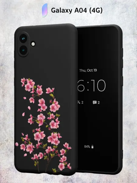 Secret.Case.Store Чехол на Samsung A04 4G с принтом Сакура