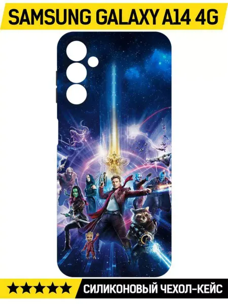 Krutoff Чехол-накладка Soft Case для Samsung Galaxy A14 4G (A145) че