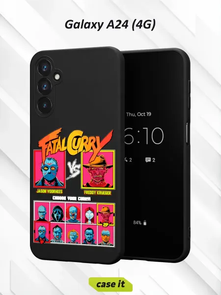 Case it Чехол на Samsung A24 4Gс принтом Jason and Freddie