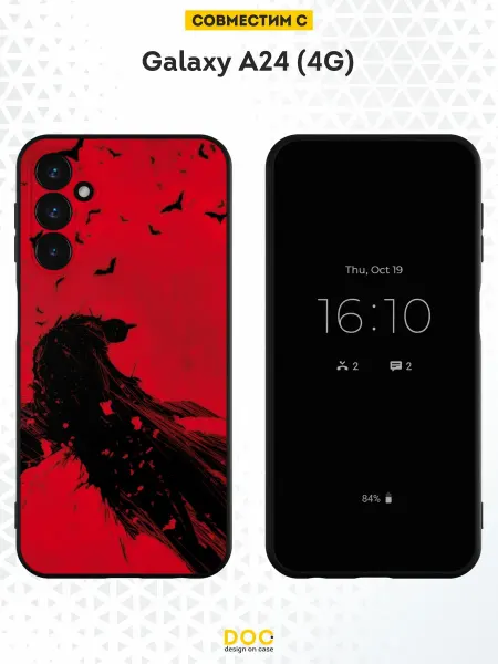 DesignOnCase Чехол на Samsung A24 4G с принтом Batman