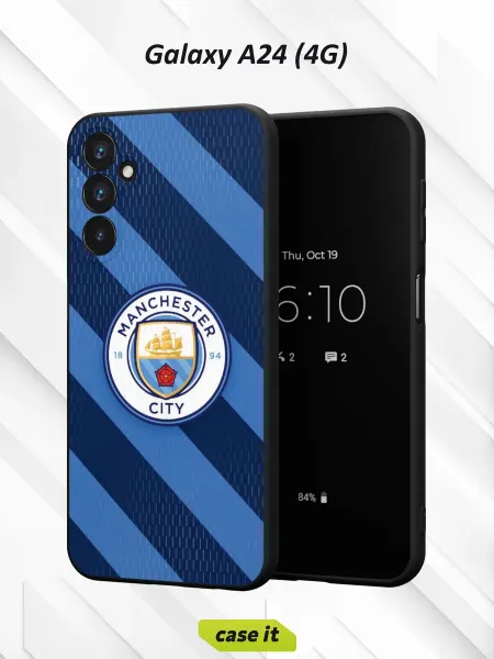 Case it Чехол на Samsung A24 4G с принтом Manchester City
