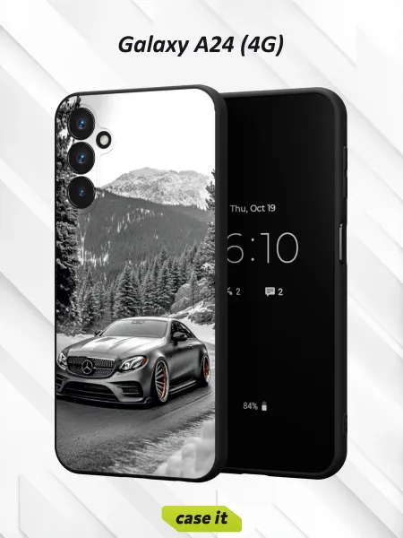 Case it Чехол на Samsung A24 4G с принтом Mercedes E-Class Coupe