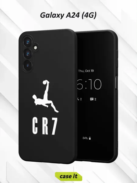 Case it Чехол на Samsung A24 4G с принтом логотип бренда CR7