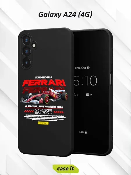 Case it Чехол на Samsung A24 4Gс принтом Ferrari SF-25
