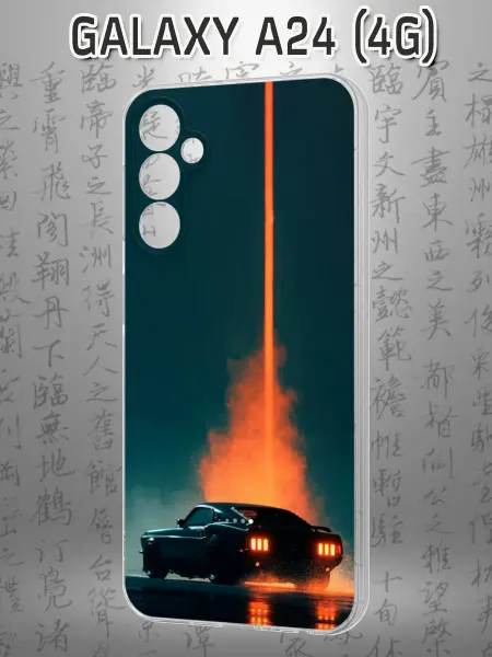 Case Маркет Чехол на Samsung A24 4G с принтом Ford Mustang