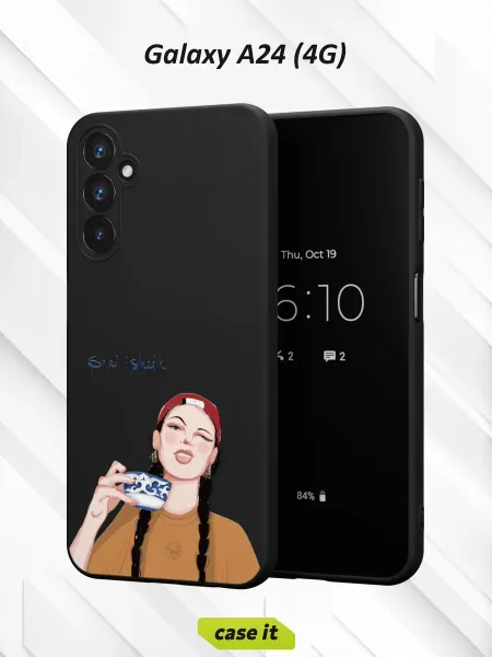 Case it Чехол на Samsung A24 4Gс принтом Kazakh Girls