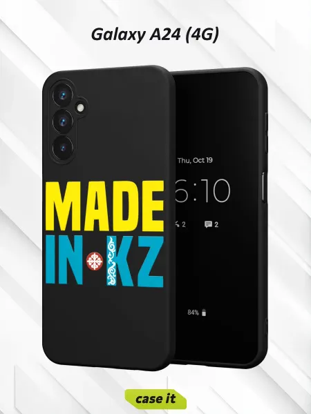 Case it Чехол на Samsung A24 4Gс принтом MADE IN KZ