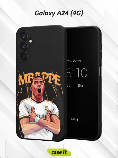 Case it Чехол на Samsung A24 4G с принтом star of Real Madrid
