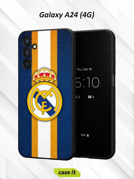 Case it Чехол на Samsung A24 4Gс принтом Real Madrid CF