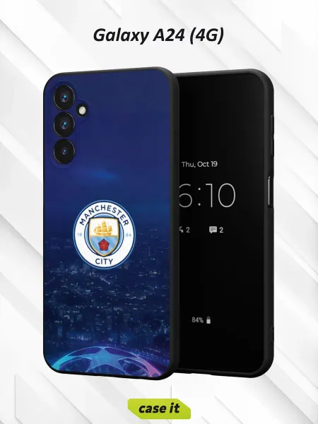 Case it Чехол на Samsung A24 4G с принтом Manchester Сити