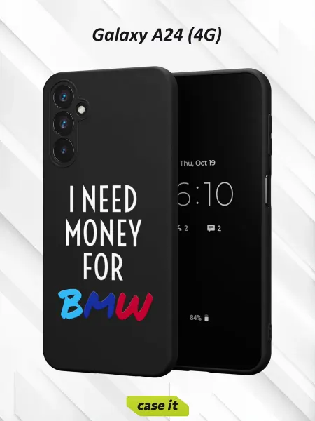 Case it Чехол на Samsung A24 4Gс принтом I need money