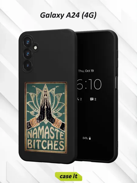 Case it Чехол на Samsung A24 4Gс принтом Namaste