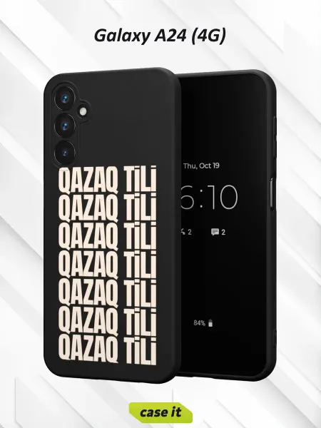 Case it Чехол на Samsung A24 4Gс принтом QAZAQ TILI