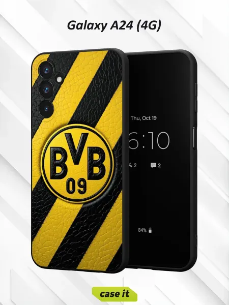 Case it Чехол на Samsung A24 4G с принтом Боруссия Дортмунд