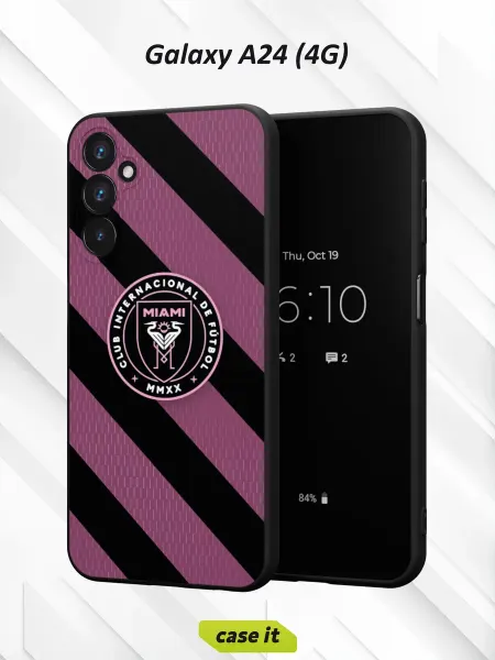 Case it Чехол на Samsung A24 4G с принтом Интер Майами