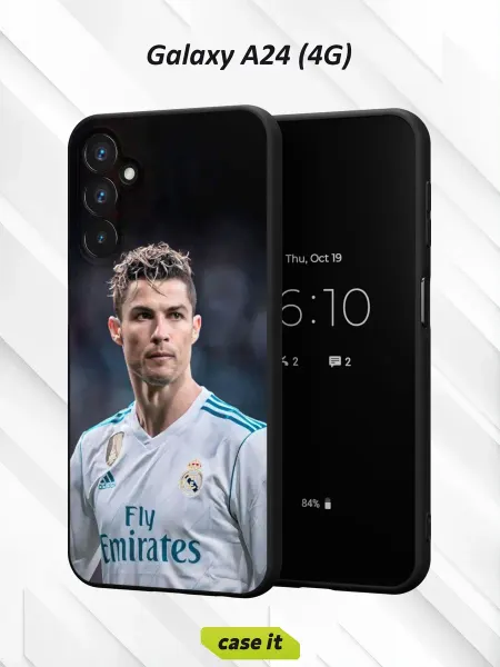 Case it Чехол на Samsung A24 4G с принтом Криштиану Роналдусо спины