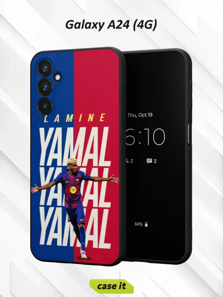 Case it Чехол на Samsung A24 4G с принтом суперзвезда Ламин Ямаль