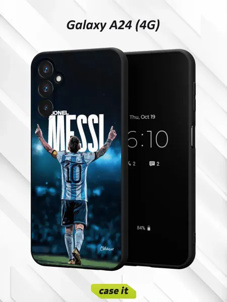 Case it Чехол на Samsung A24 4G с принтом легендарный Лионель Месси