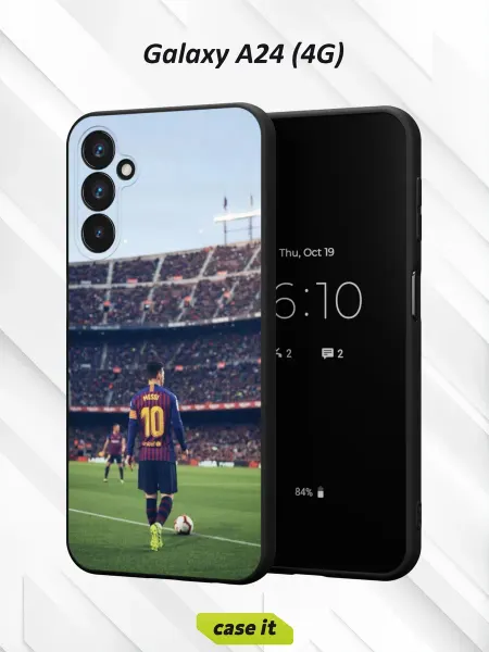 Case it Чехол на Samsung A24 4G с принтом Месси Лео