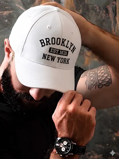 Бейсболка унисекс с надписью Brooklyn, женская и мужская кепка, бейсболка