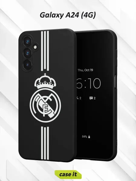 Case it Чехол на Samsung A24 4G с принтом ФК РЕАЛ ЧБ