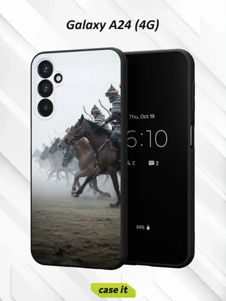 Case it Чехол на Samsung A24 4Gс принтом атака конных воинов