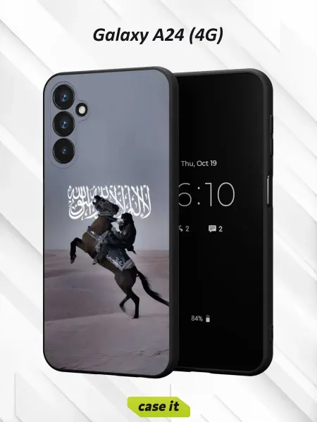 Case it Чехол на Samsung A24 4Gс принтом всадник на коне