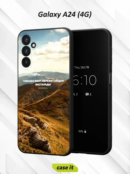 Case it Чехол на Samsung A24 4Gс принтом горный пейзаж