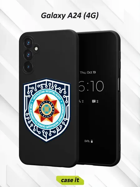 Case it Чехол на Samsung A24 4Gс принтом Логотип Казахстан