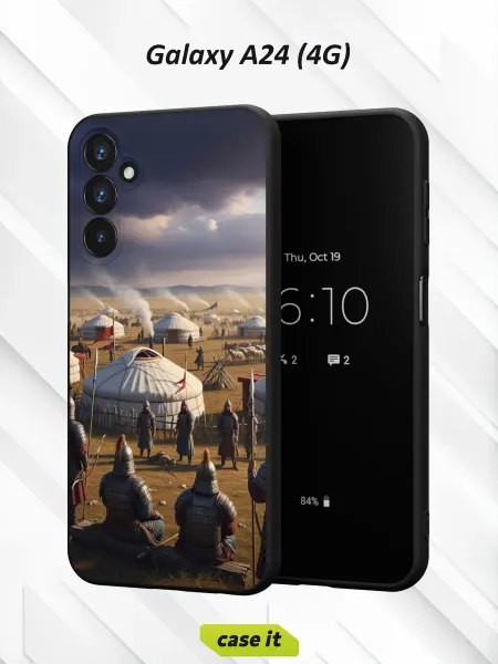 Case it Чехол на Samsung A24 4Gс принтом лагерь кочевников