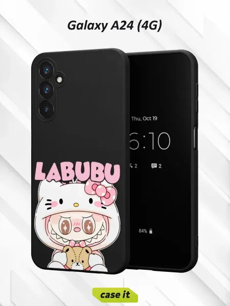 Case it Чехол на Samsung A24 4Gс принтом Лабубу