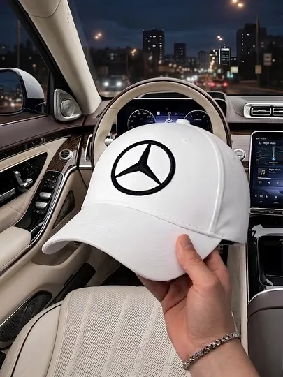 Кепка с логотипом MercedesBenz спортивный, повседневный стиль универсальный головной убор