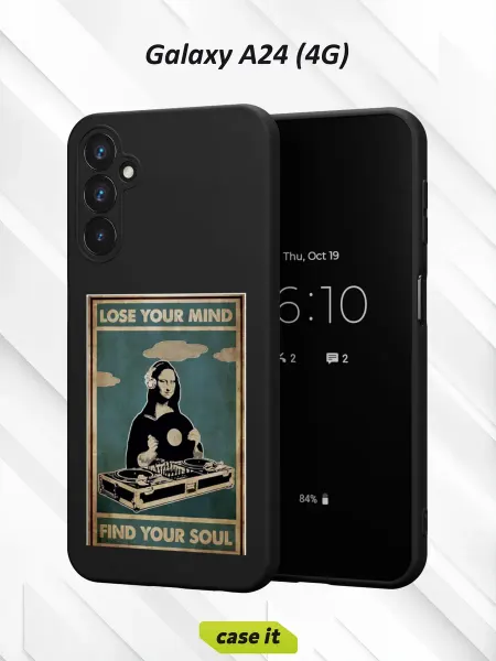 Case it Чехол на Samsung A24 4Gс принтом Мона Лиза