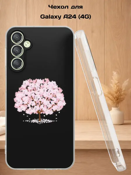 Case Style Чехол на Samsung A24 4G с принтом Дерево Сакуры