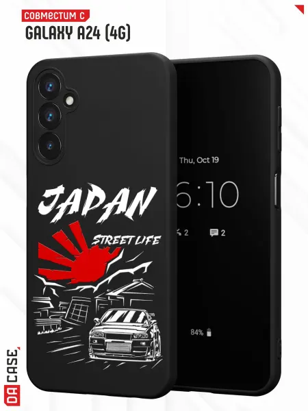 DACase Чехол на Samsung A24 4G c принтом машины